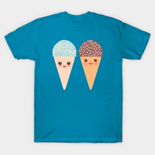 Ice cream waffle cone (2) T-Shirt